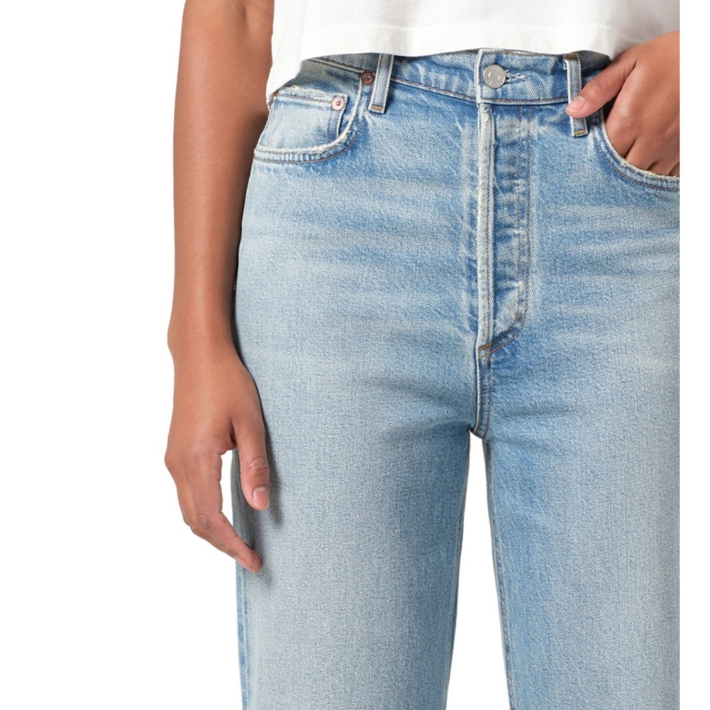 AGOLDE Light Blue Straight Leg Women's Jeans